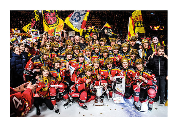 Poster SDHL Svenska mästare 2019