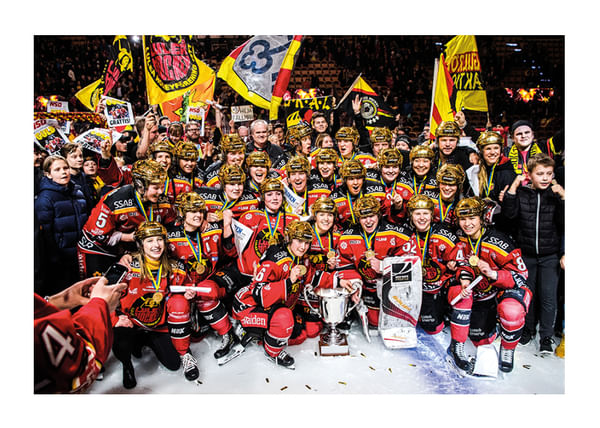 Poster SDHL Svenska mästare 2019