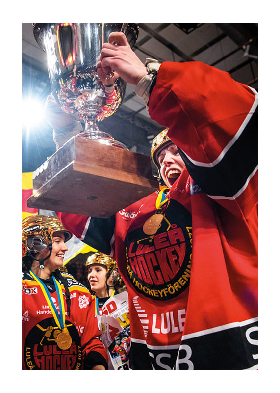 Poster Sara Grahn Firar Luleå Hockey