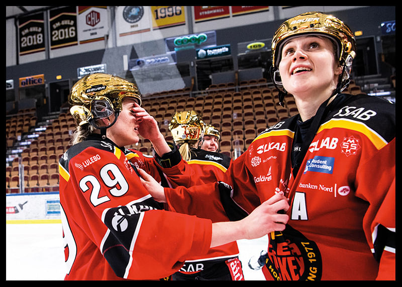 Johanna Fällman och Emma Nordin SM-Guld 2021-12