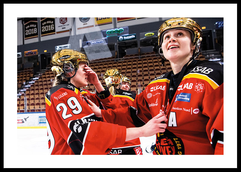 Johanna Fällman och Emma Nordin SM-Guld 2021-12