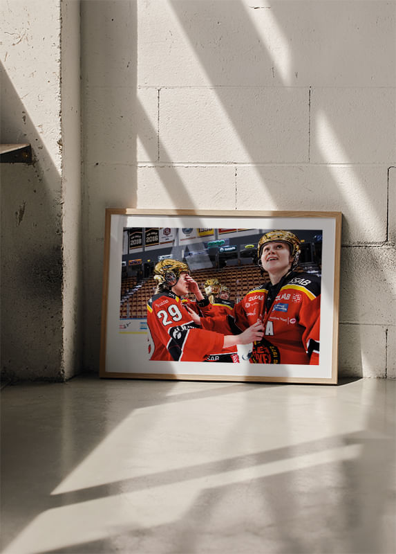 Poster Johanna Fällman och Emma Nordin SM-Guld 2021 crossfade