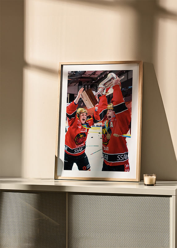 Johanna Fällman Och Ida Boman SM-Guld 2021 Luleå Hockey-12