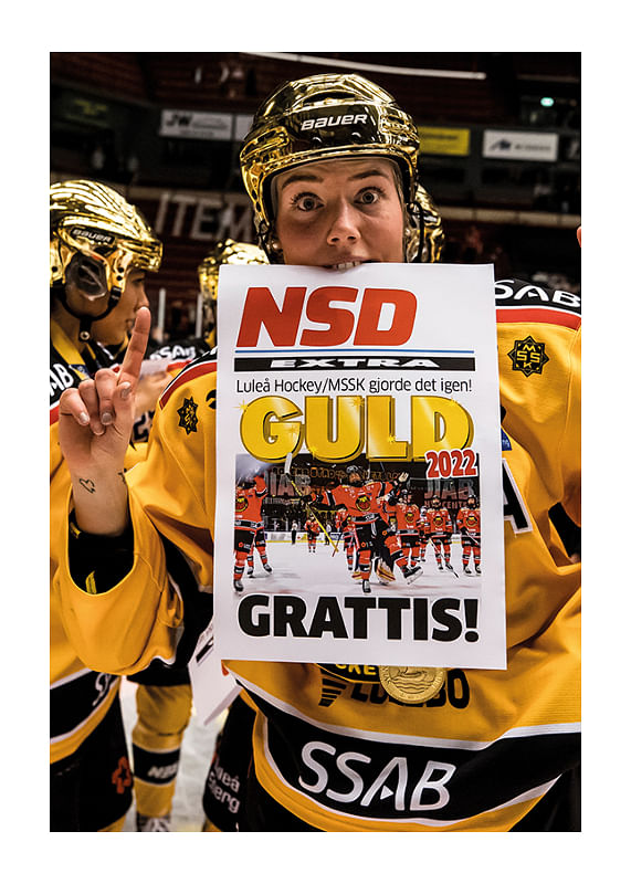 Poster Ronja Savolainen SM-Guld 2022 Luleå Hockey