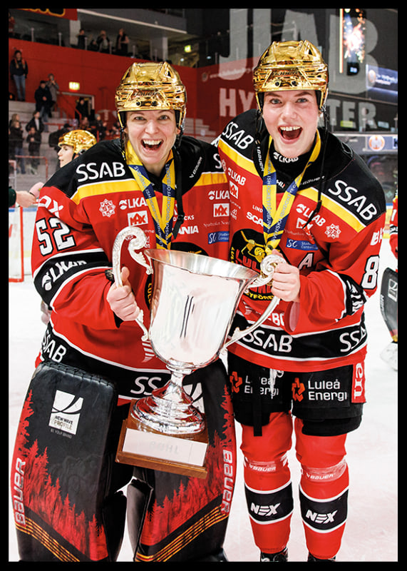 Sara Grahn Och Ronja Savolainen SM-Guld 2023 Luleå Hockey-12