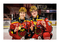 Noora Tulus Och Ronja Savolainen SM-Guld 2023 Luleå Hockey-1