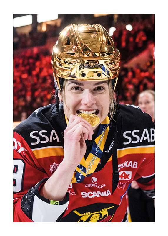 Poster Emma Nordin SM-Guld 2024 Luleå Hockey