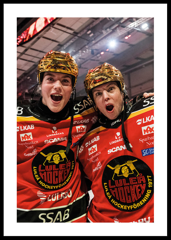 Poster Ronja Savolainen Och Sara Grahn SM-Guld 2024 Luleå Hockey