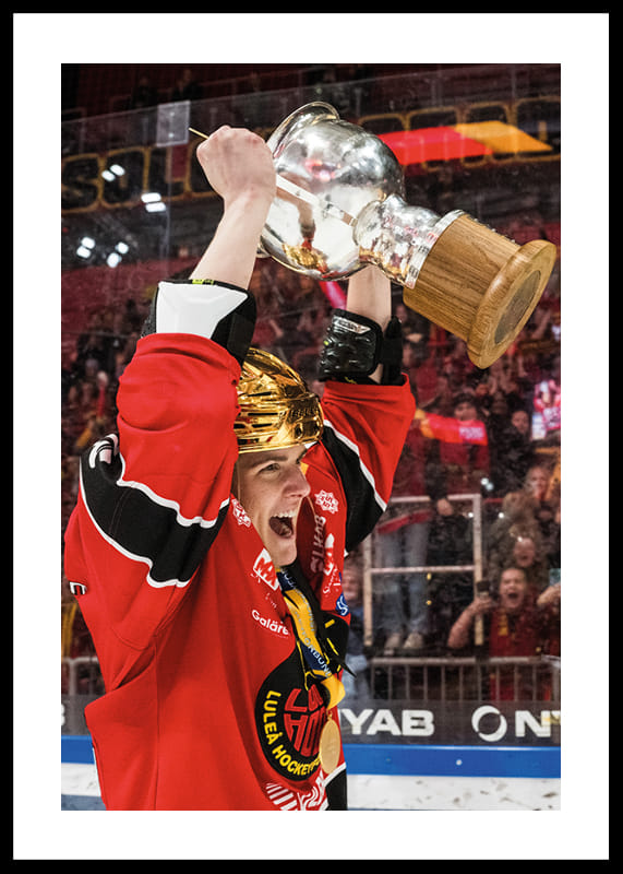 Poster Emma Nordin SM-Guld 2024 Luleå Hockey