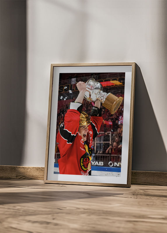 Poster Emma Nordin SM-Guld 2024 Luleå Hockey crossfade