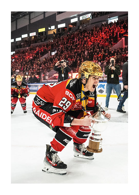 Poster Emma Nordin SM-Guld 2024 No.2 Luleå Hockey