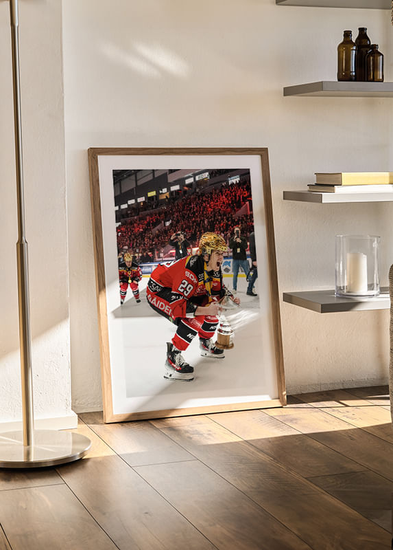 Poster Emma Nordin SM-Guld 2024 No.2 Luleå Hockey crossfade