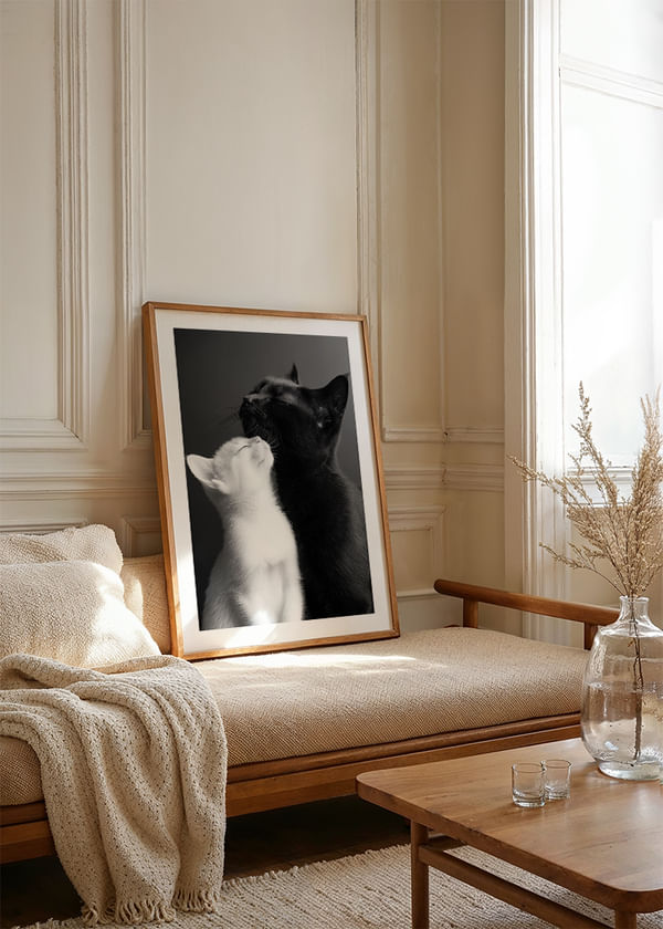 Póster Yin And Yang Cats crossfade