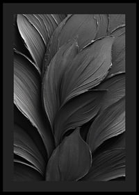 Dark, elegant leaves form a harmonious dance.-0