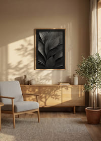 Dark, elegant leaves form a harmonious dance.-8