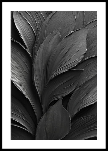 Plagát Ebon Feathered Elegance