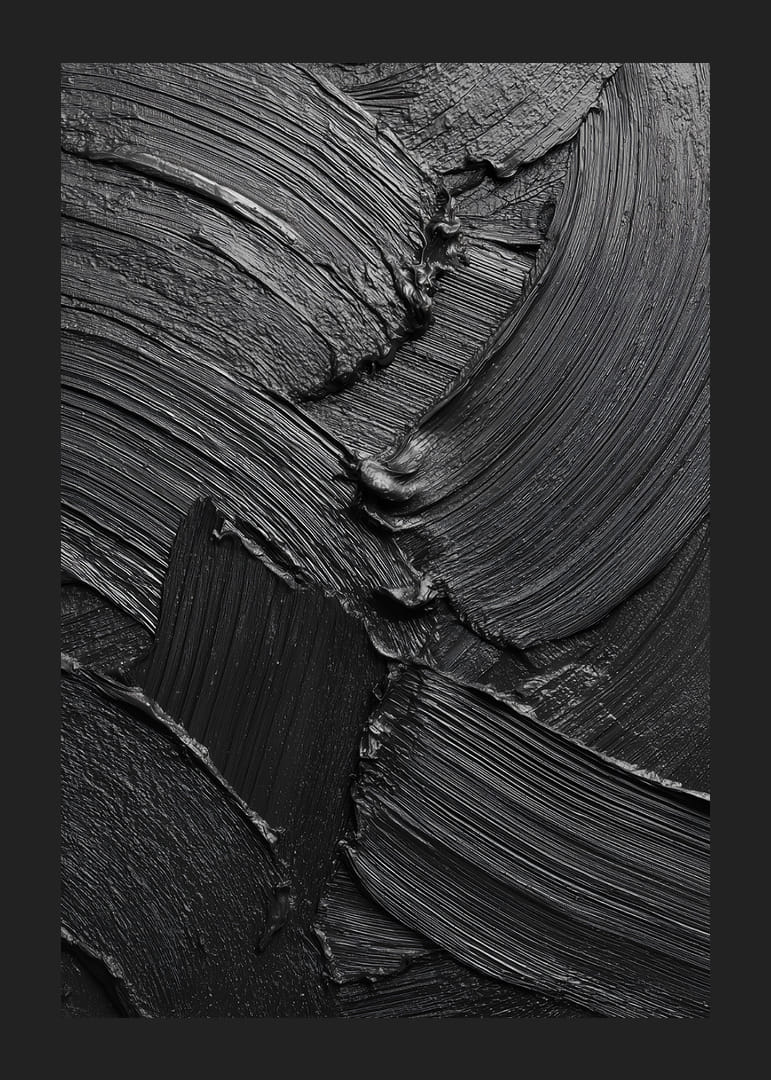 Djup och dynamisk svart textur målar kraftfulla känslor.-12