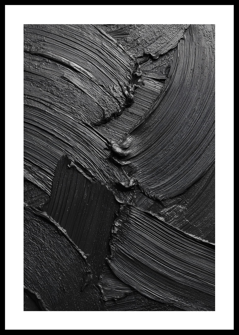 Djup och dynamisk svart textur målar kraftfulla känslor.-12