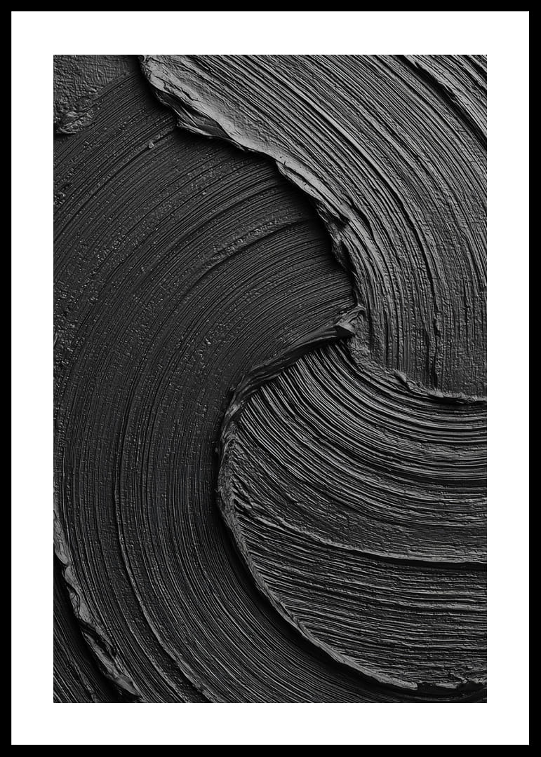 Mörka, virvlande streck ger en lugn, elegant känsla.-12