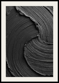 Mörka, virvlande streck ger en lugn, elegant känsla.-4