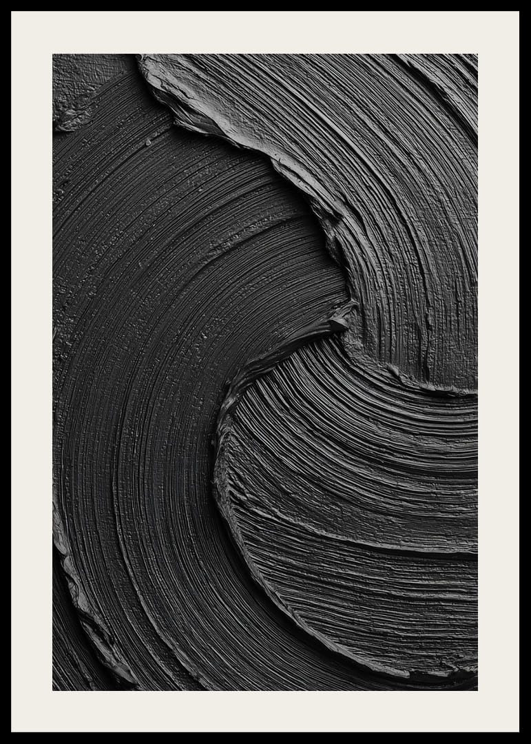 Mörka, virvlande streck ger en lugn, elegant känsla.-12