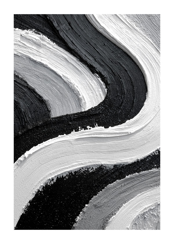 Poster Grayscale Harmony