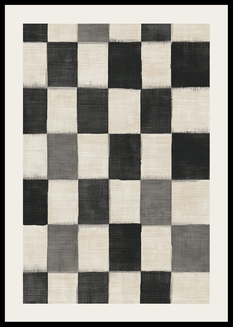 Elegant mönstermagi i monokroma toner.-12