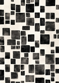 A harmonious play of black and white rectangles creates visual elegance.-7