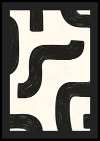 Black and white curves create a dynamic visual rhythm.-4