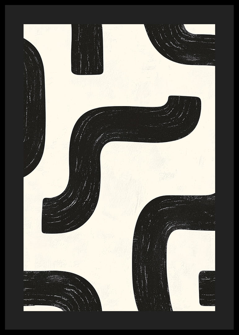 Svartvita kurvor skapar en dynamisk visuell rytm.-12