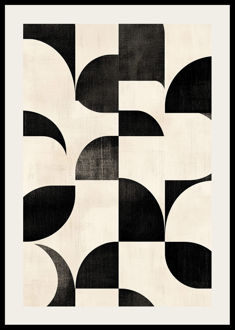 Curbele alb-negru creează un balet perfect armonios.-12