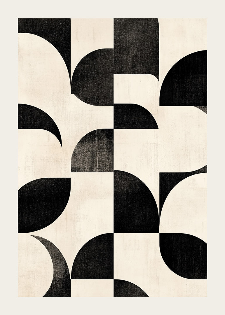 Black and white curves create a perfectly harmonious ballet.-12