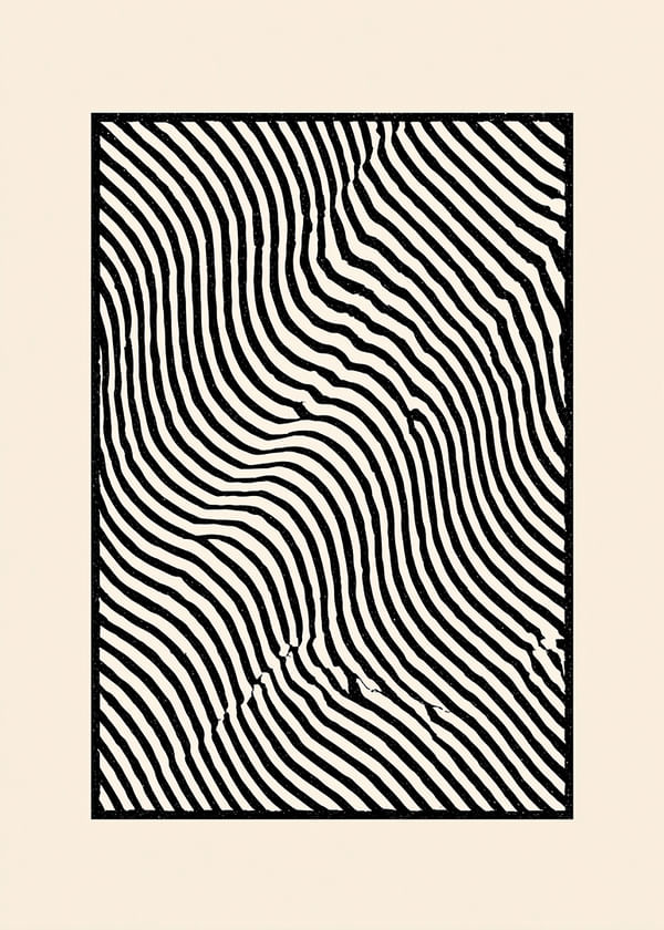 Poster Serene Stripes