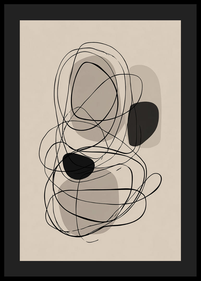 Dynamic lines meet soft abstraction in harmonious balance.-12