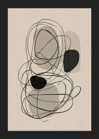 Dynamic lines meet soft abstraction in harmonious balance.-5