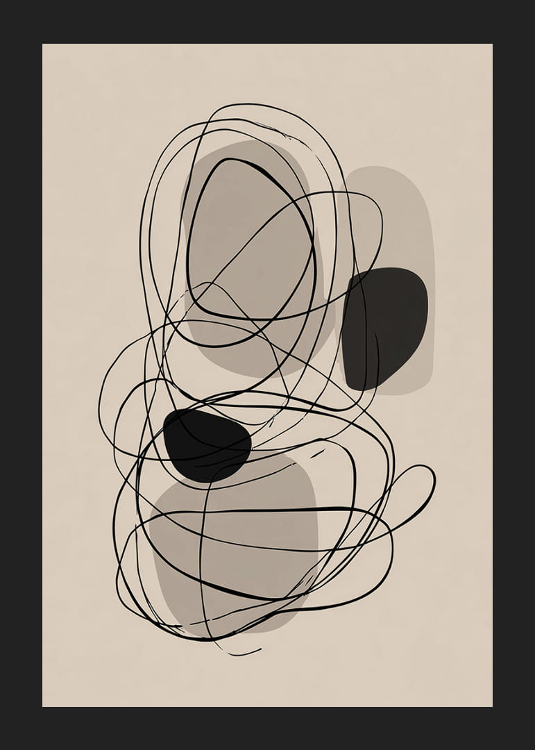 Dynamic lines meet soft abstraction in harmonious balance.-12