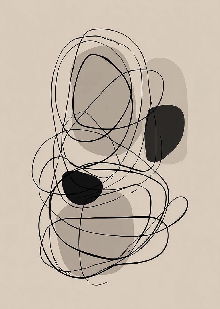 Liniile dinamice întâlnesc abstracția delicată într-un echilibru armonios.-12