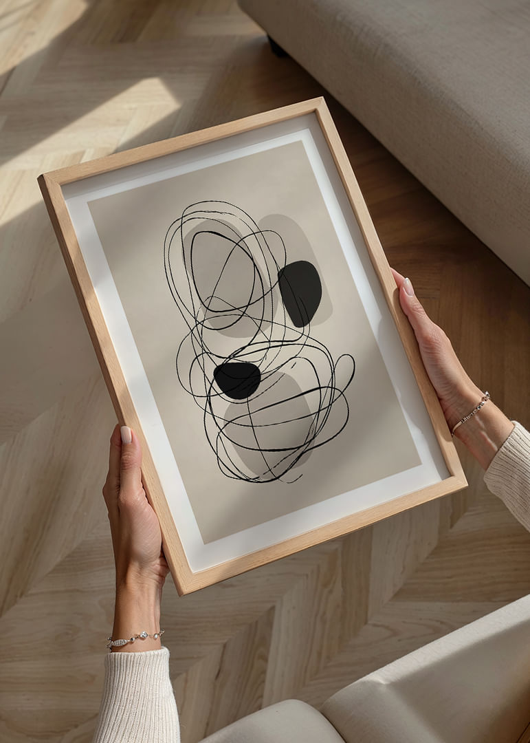 Liniile dinamice întâlnesc abstracția delicată într-un echilibru armonios.-12