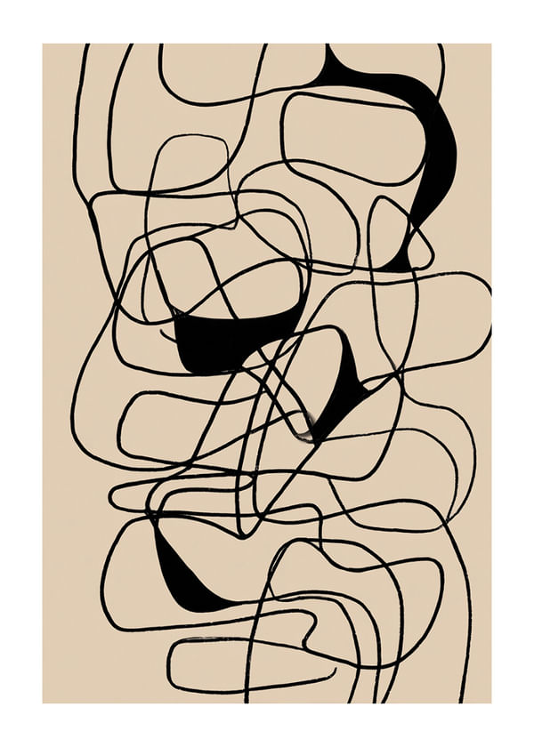 Poster Elegant Entanglement