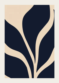 Mjuk abstraktion med djärva mörka konturer.-3