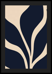 Mjuk abstraktion med djärva mörka konturer.-4