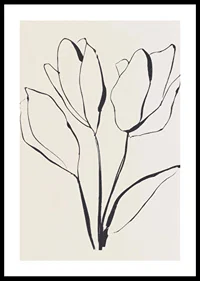 Stilren blomposter med minimalistisk design och stilfulla linjer.-0