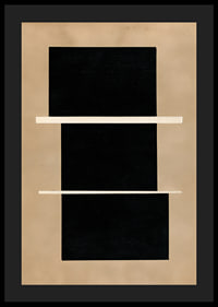 Stilig abstrakt plakat med geometriske kontraster.-4