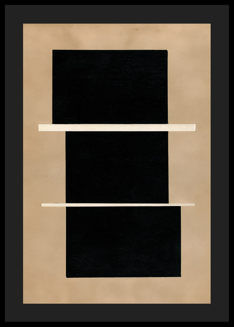 Stilig abstrakt plakat med geometriske kontraster.-12