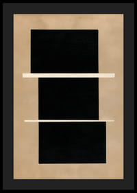 Stylish abstract poster with geometric contrasts.-4