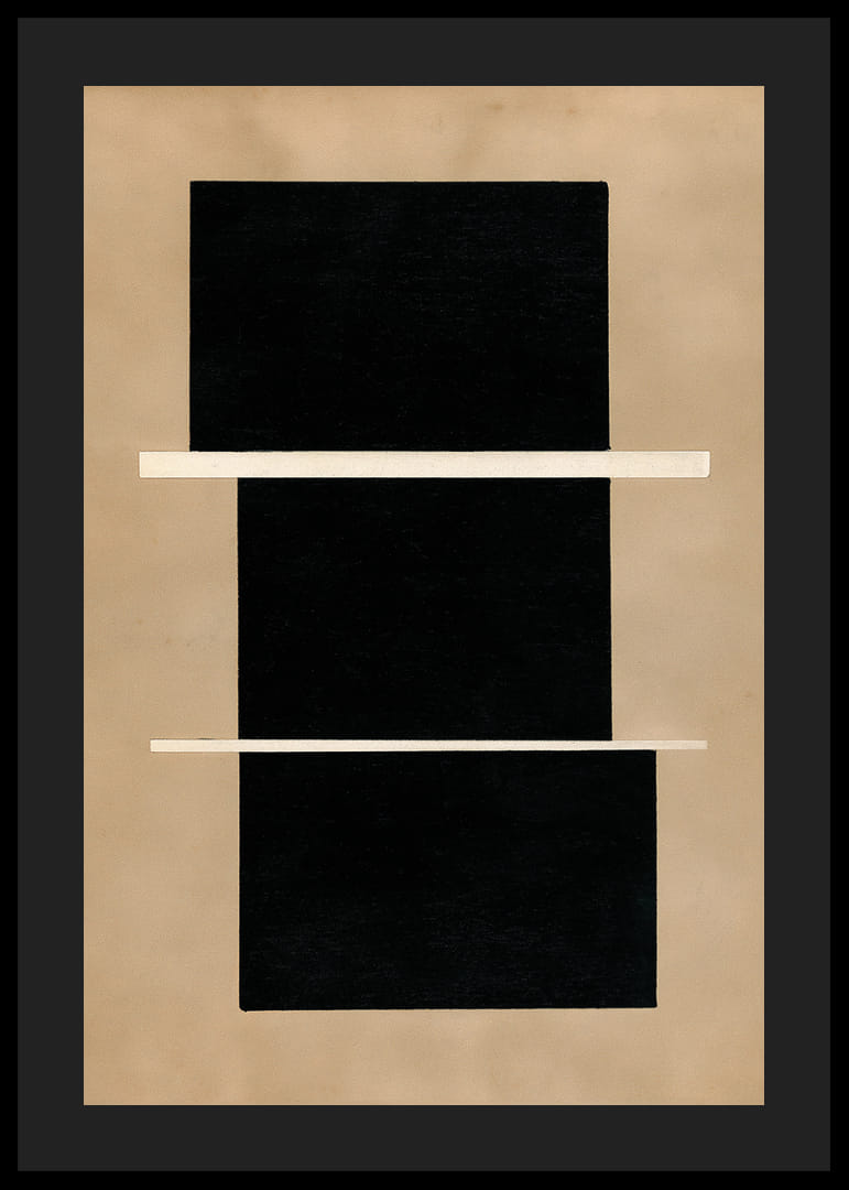 Stylish abstract poster with geometric contrasts.-12