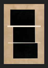 Stilig abstrakt plakat med geometriske kontraster.-5
