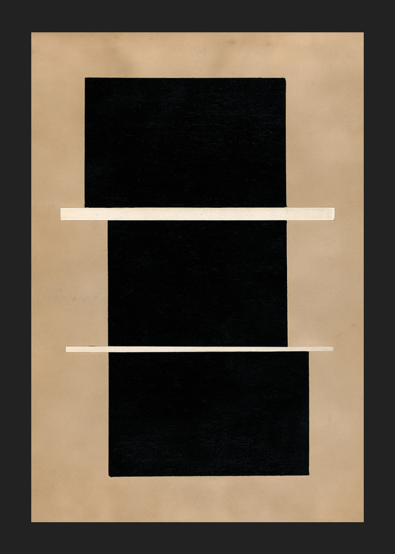 Stilig abstrakt plakat med geometriske kontraster.-12