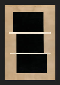 Stylish abstract poster with geometric contrasts.-5