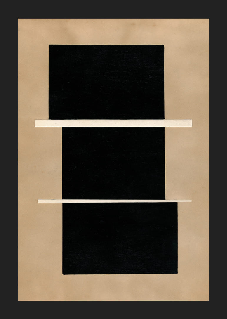 Stylish abstract poster with geometric contrasts.-12